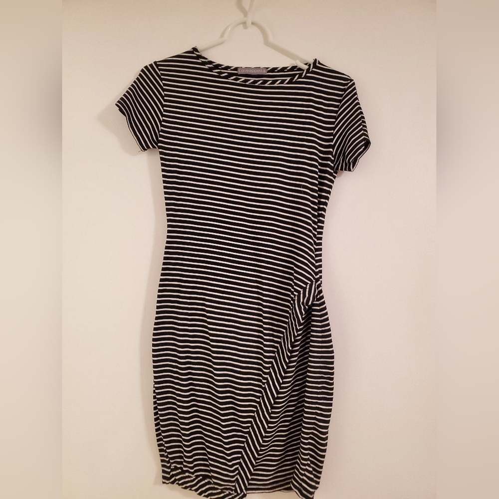 (buy one get one free) fitting black and white dress